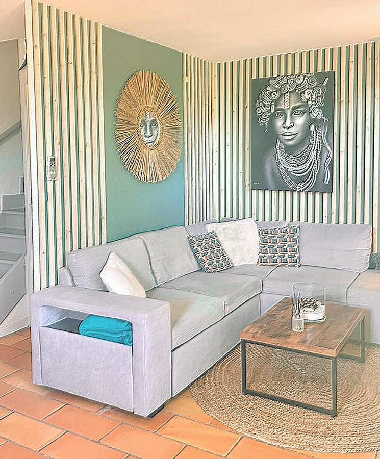 Aphrodite By Kleidos - Tres Belle Maison 6 P Climatisee Golfe Sainte Maxime 로크부른수르알젠스 외부 사진
